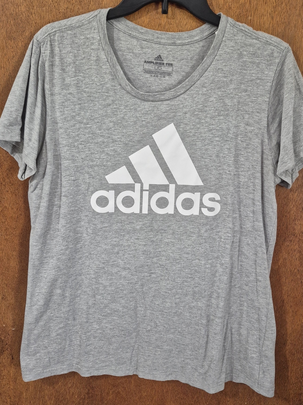 Adidas Kids' Gray Logo Tee